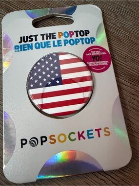 PopSocket Swappable Top in Red, White, Blue